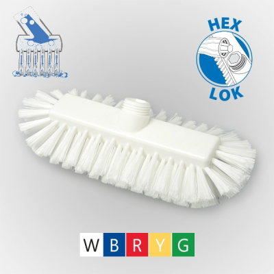 Hex-Lok Hygiene Radius Wall Washing Brush 275mm