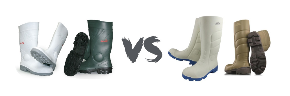 PVC vs PU Gumboots: What's the Difference